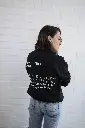 Sudadera Quote - Negro 